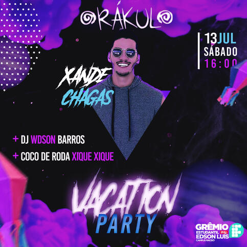 Vacation Party - evento de estudantes do IFAL-Maceió