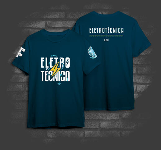 Camisa para os formandos de eletrotécnica do IFAL Maceió